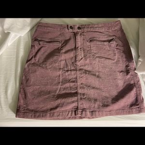 Purple corduroy skirt